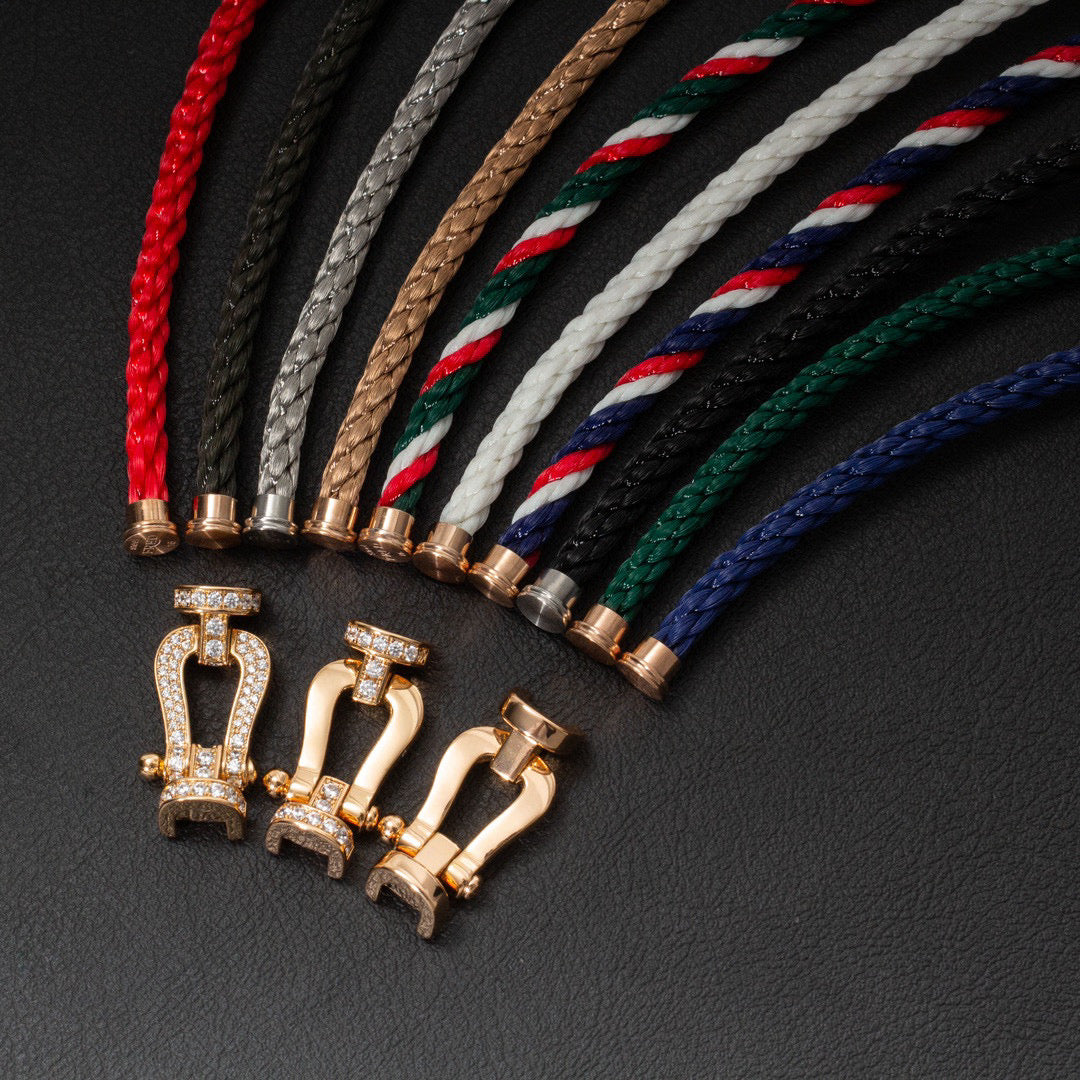 [Rosla]FORCE LARGE HORSESHOE NO DIAMOND BRACELET GOLD