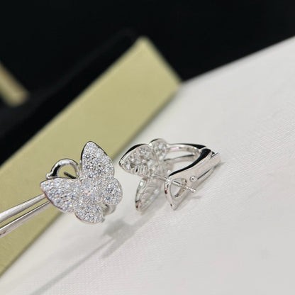 [Rosla]BUTTERFLY ALL DIAMOND EARRINGS