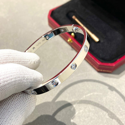 [Rosla]LOVE BRACELET 6.1MM 10 DIAMONDS