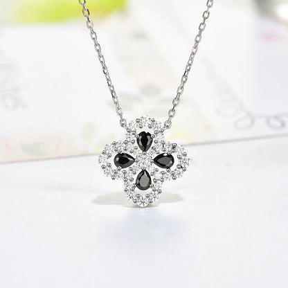 [Rosla]LOOP NECKLACE FULL MOTIF DIAMOND 16MM MULTIPLE COLORS