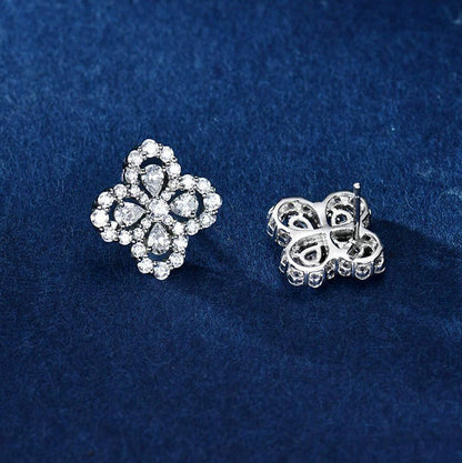 [Rosla]LOOP EARRINGS FULL MOTIF DIAMOND 16MM