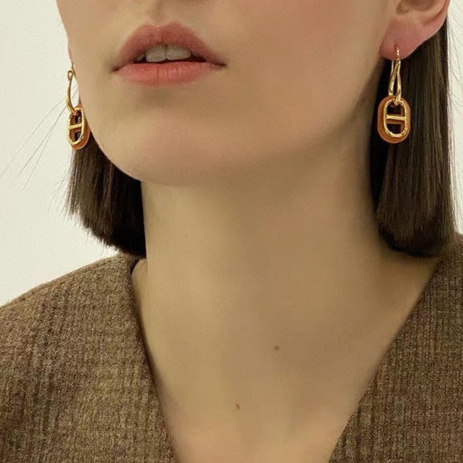 [Rosla]HM O'MAILLON GOLD EARRINGS