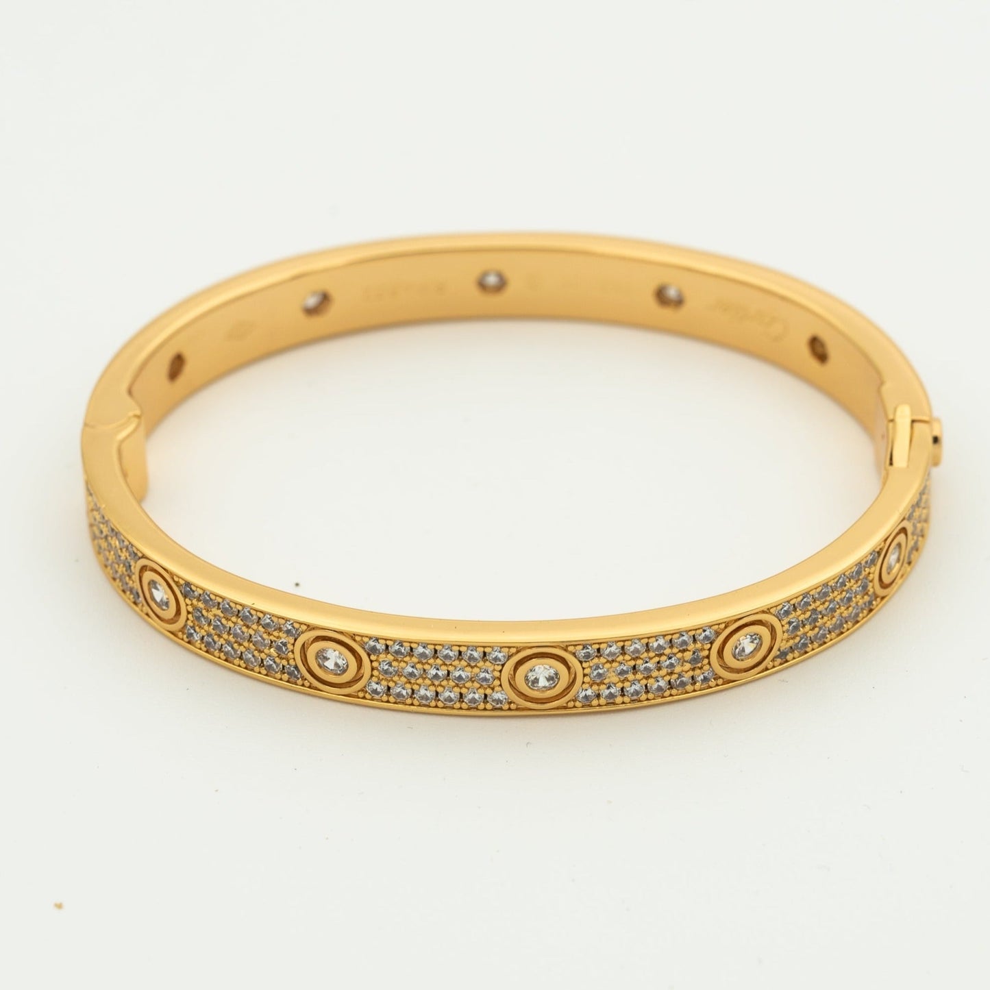 [Rosla]LOVE BRACELET 6.1MM DIAMOND-PAVED 10 BIG DIAMONDS