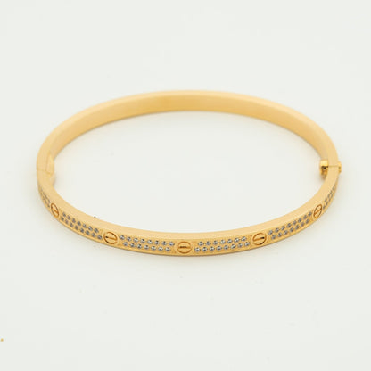 [Rosla]LOVE BRACELET 3.65MM DIAMOND-PAVED