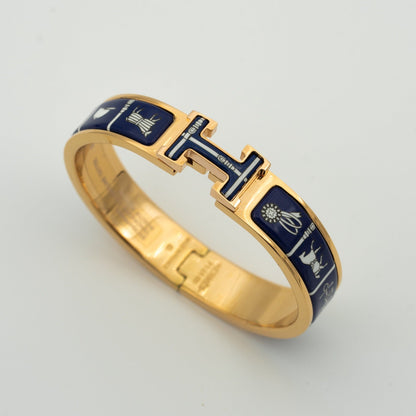 [Rosla]H BRACELET BLUE CERAMIC