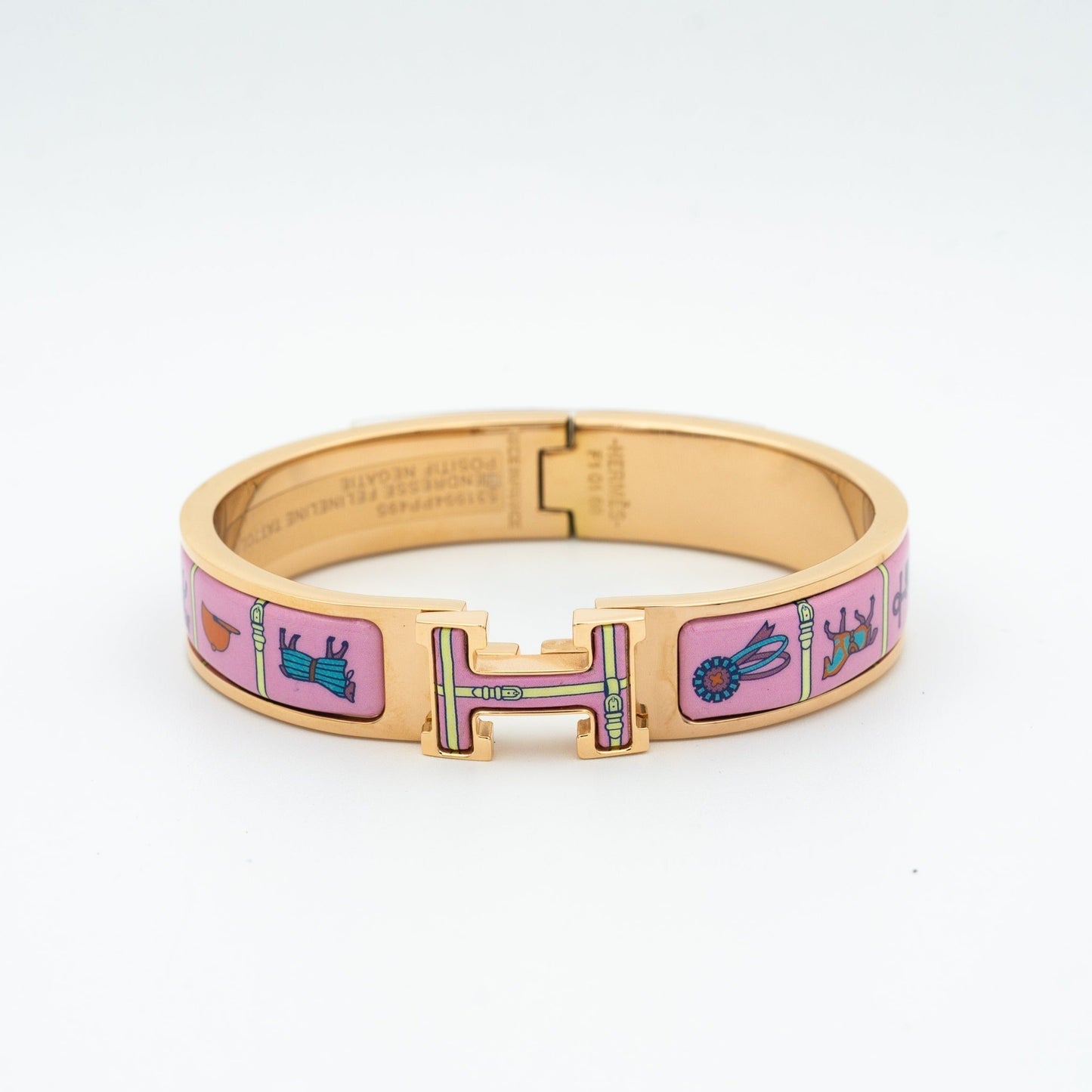 [Rosla]H PINK GOLD BRACELET PINK CERAMIC