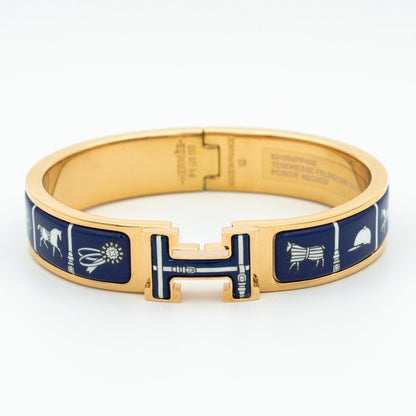 [Rosla]H BRACELET BLUE CERAMIC