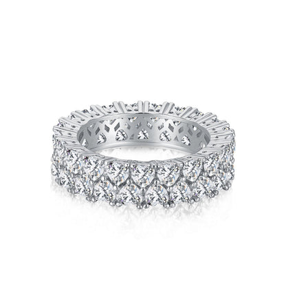 [Rosla]Sparkling Full Heart Ring