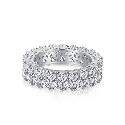 [Rosla]Sparkling Full Heart Ring