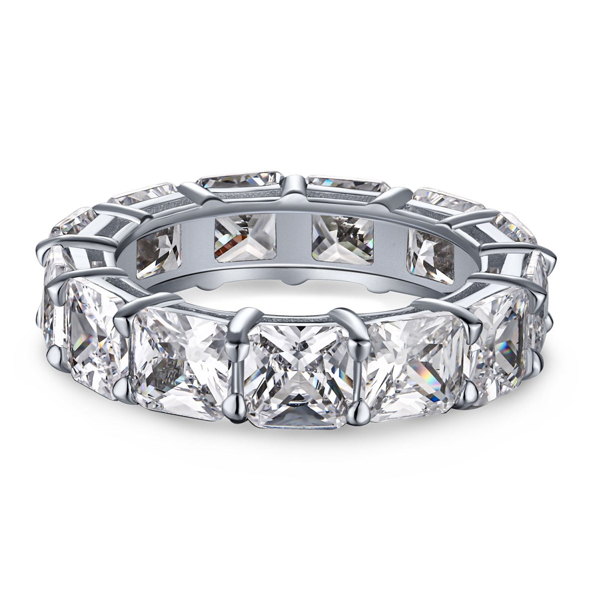 [Rosla]Elegant Princess Cut Tennis Ring