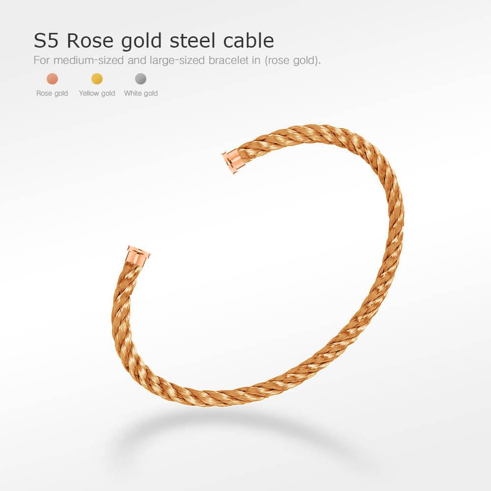 [Rosla]FORCE SERIES BRACELET CABLES 50 CHOICES (DIY SELECTION)