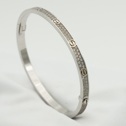 [Rosla]LOVE BRACELET 3.65MM DIAMOND-PAVED
