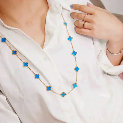 [Rosla]CLOVER 20 MOTIFS TURQUOISE GOLD