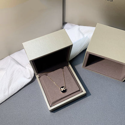 [Rosla]JEUX DE PINK GOLD DIAMOND NECKLACE