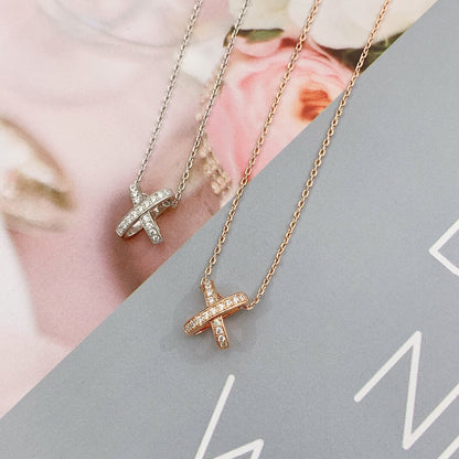 [Rosla]JEUX DE DIAMOND NECKLACE