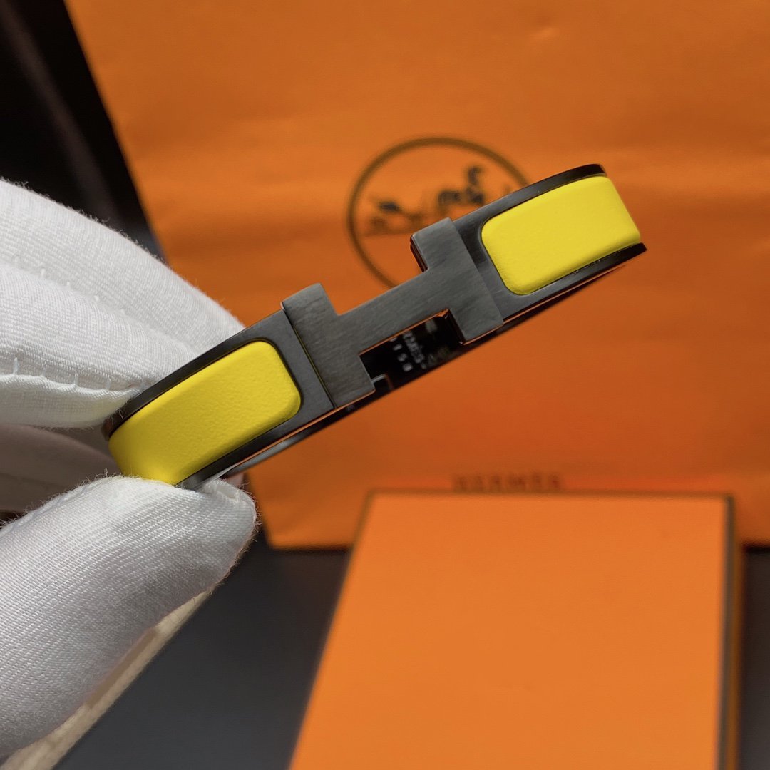 [Rosla]CLIC HM SO BLACK YELLOW BRACELET