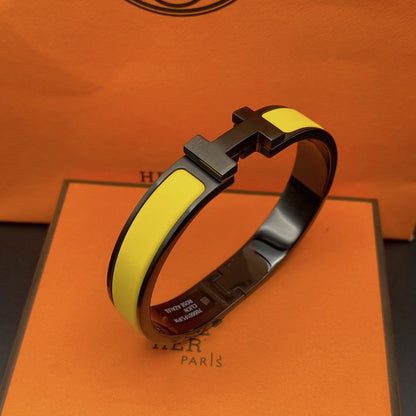[Rosla]CLIC HM SO BLACK YELLOW BRACELET