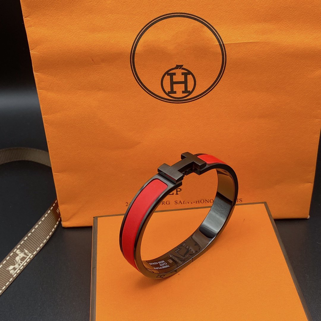 [Rosla]CLIC HM SO BLACK RED BRACELET