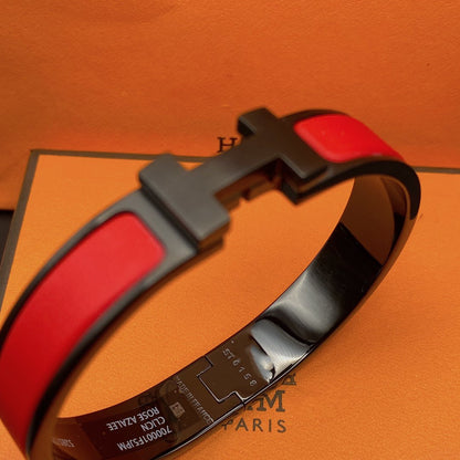 [Rosla]CLIC HM SO BLACK RED BRACELET