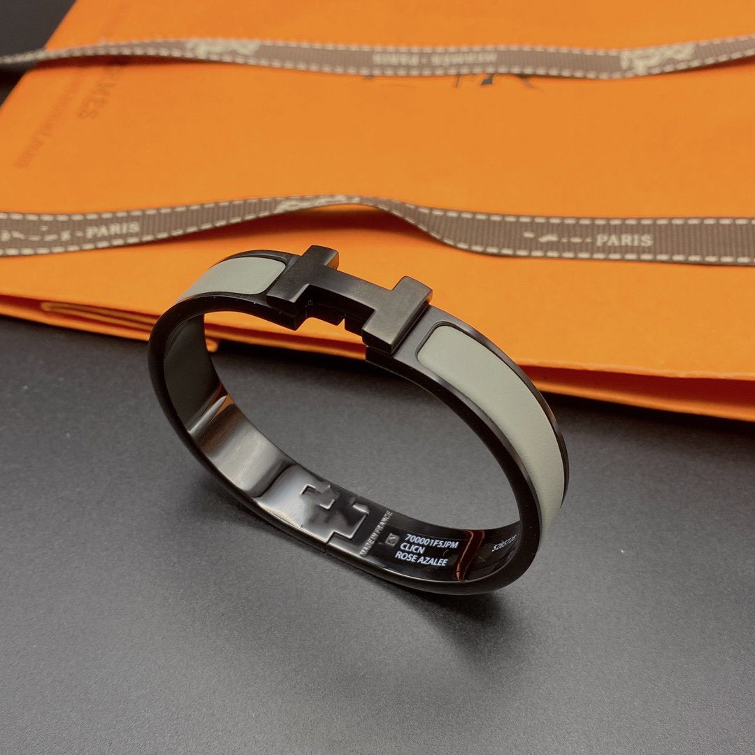 [Rosla]CLIC HM SO BLACK GREY BRACELET