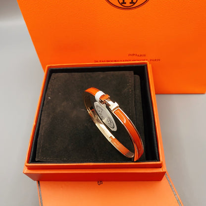 [Rosla]CLASSIC HM CLIC RED 8MM ENAMEL BRACELET