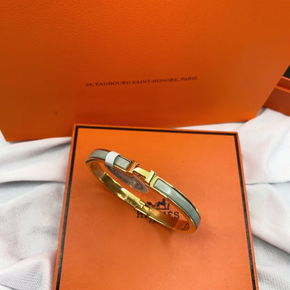 [Rosla]CLASSIC HM CLIC GREEN 8MM ENAMEL BRACELET