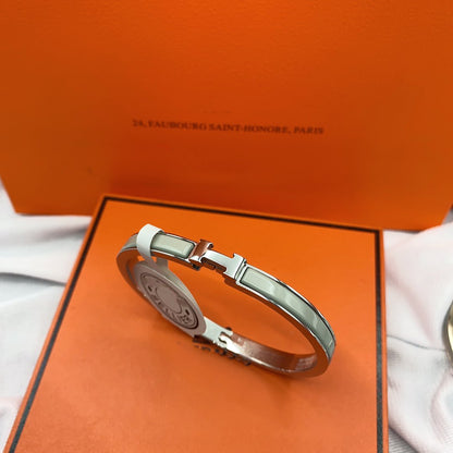 [Rosla]CLASSIC HM CLIC GREEN 8MM ENAMEL BRACELET