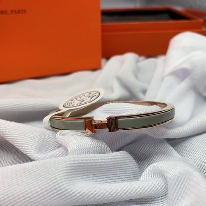 [Rosla]CLASSIC HM CLIC GREEN 8MM ENAMEL BRACELET