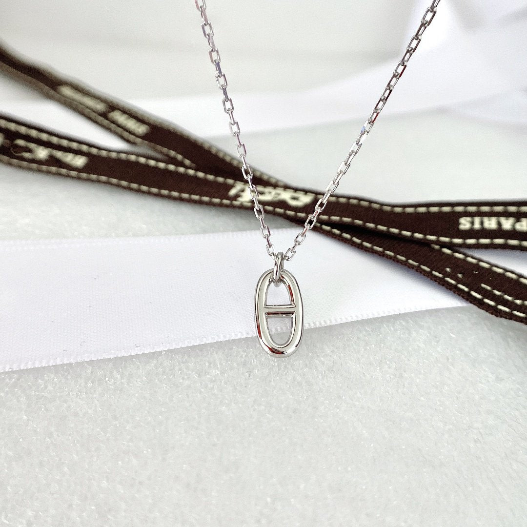 [Rosla]HM PIG NOSE NECKLACE