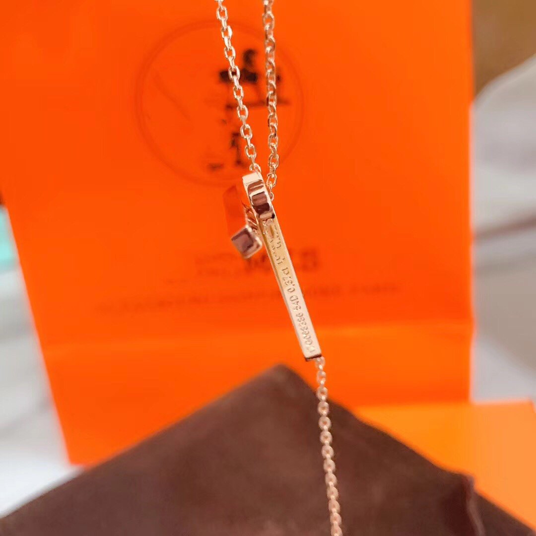 [Rosla]HM NECKLACE PLATINUM ROSE GOLD DIAMOND