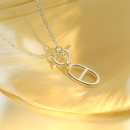 [Rosla]HM CHAINE D'ANCRE PENDANT NECKLACE STERLING SILVER