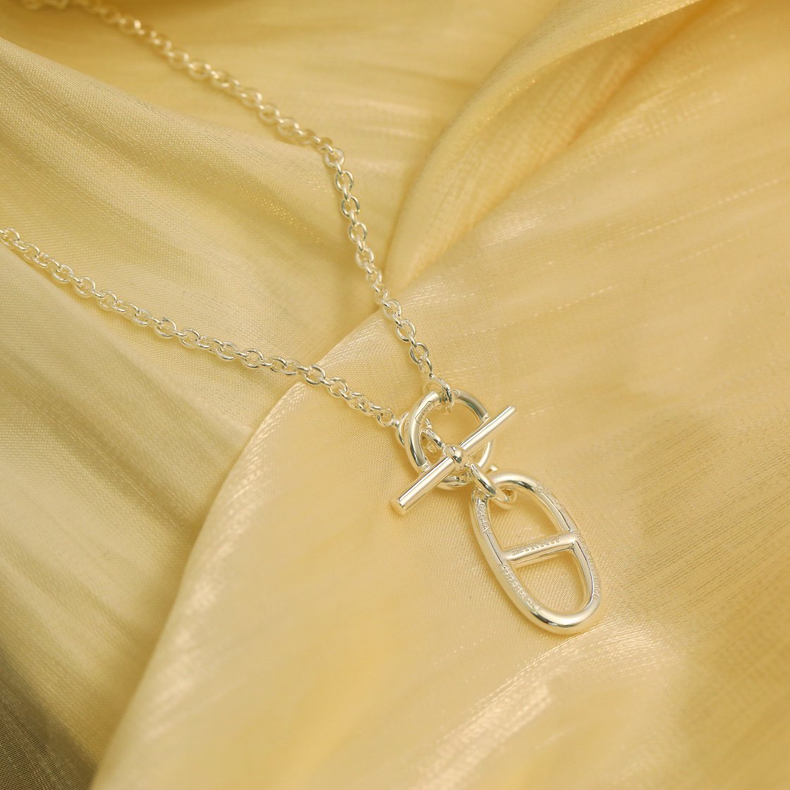 [Rosla]HM CHAINE D'ANCRE PENDANT NECKLACE STERLING SILVER