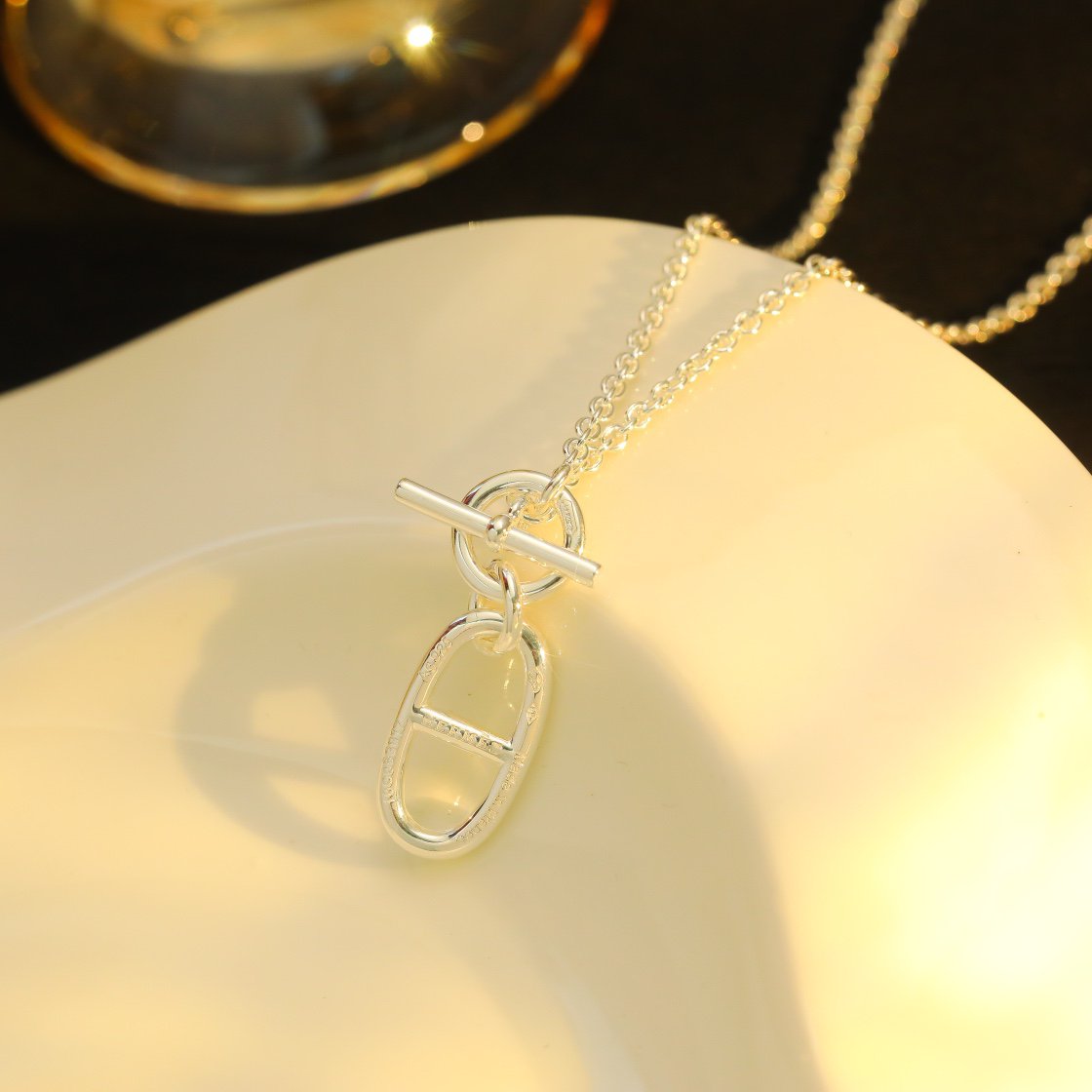 [Rosla]HM CHAINE D'ANCRE PENDANT NECKLACE STERLING SILVER