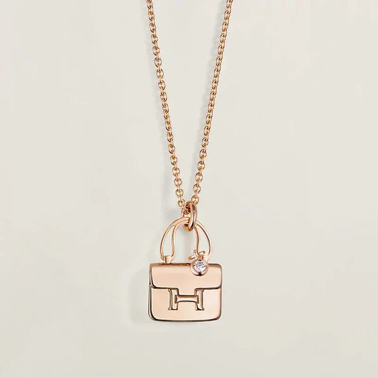 [Rosla]AMULETTE PEDANT ROSE GOLD NECKLACE