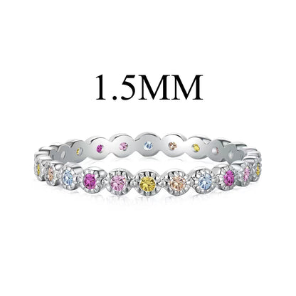 [Rosla]Radiant Sparkling Round Cut Daily Ring
