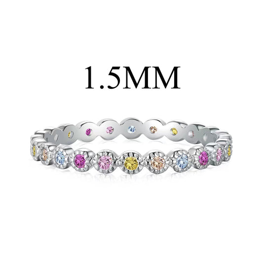 [Rosla]Radiant Sparkling Round Cut Daily Ring