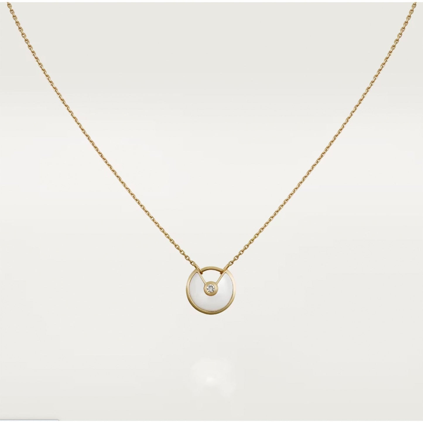 [Rosla]AMULETTE ROSE GOLD MOP NECKLACE