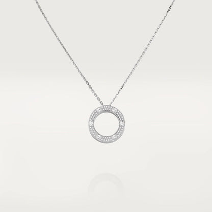 [Rosla]LOVE NECKLACE ADJUSTABLE SILVER