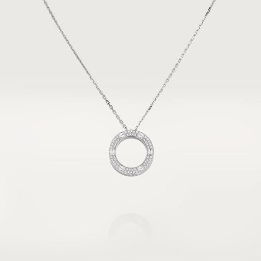 [Rosla]LOVE NECKLACE ADJUSTABLE SILVER