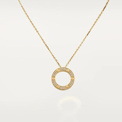[Rosla]LOVE NECKLACE ADJUSTABLE ROSE GOLD