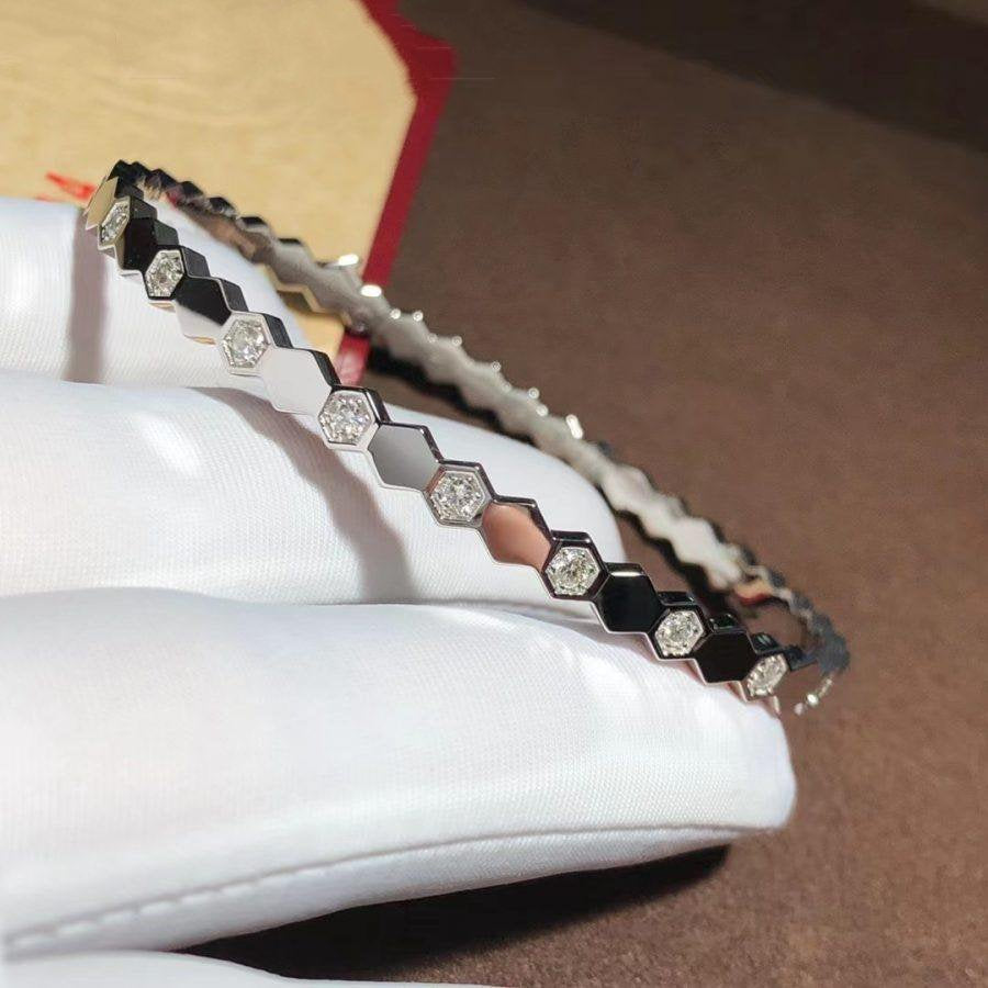 [Rosla]BEE LOVE SILVER DIAMOND BRACELET