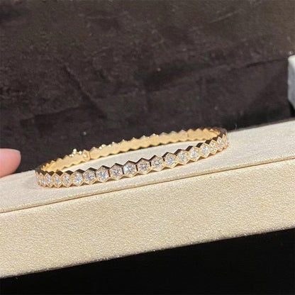 [Rosla]BEE LOVE GOLD BRACELET FULL DIAMOND