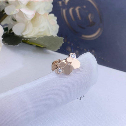 [Rosla]BEE LOVE PINK GOLD DIAMOND EARRINGS