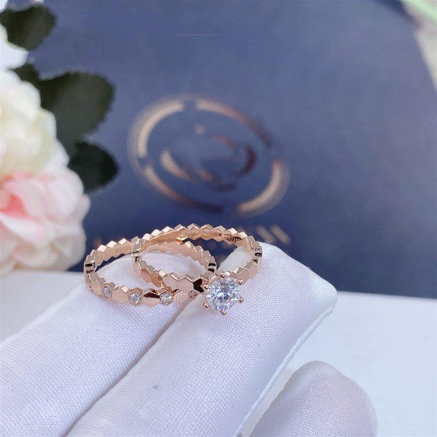 [Rosla]BEE LOVE RING PINK GOLD 1 DIAMOND
