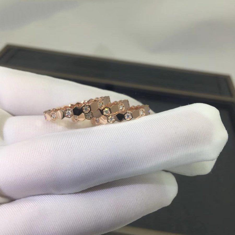 [Rosla]BEE LOVE RING PINK GOLD DIAMOND