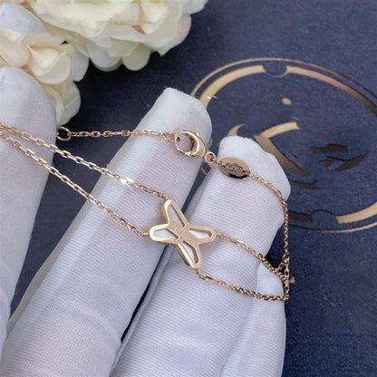 [Rosla]JEUX BRACELET WHITE MOP PINK GOLD 1 DIAMOND