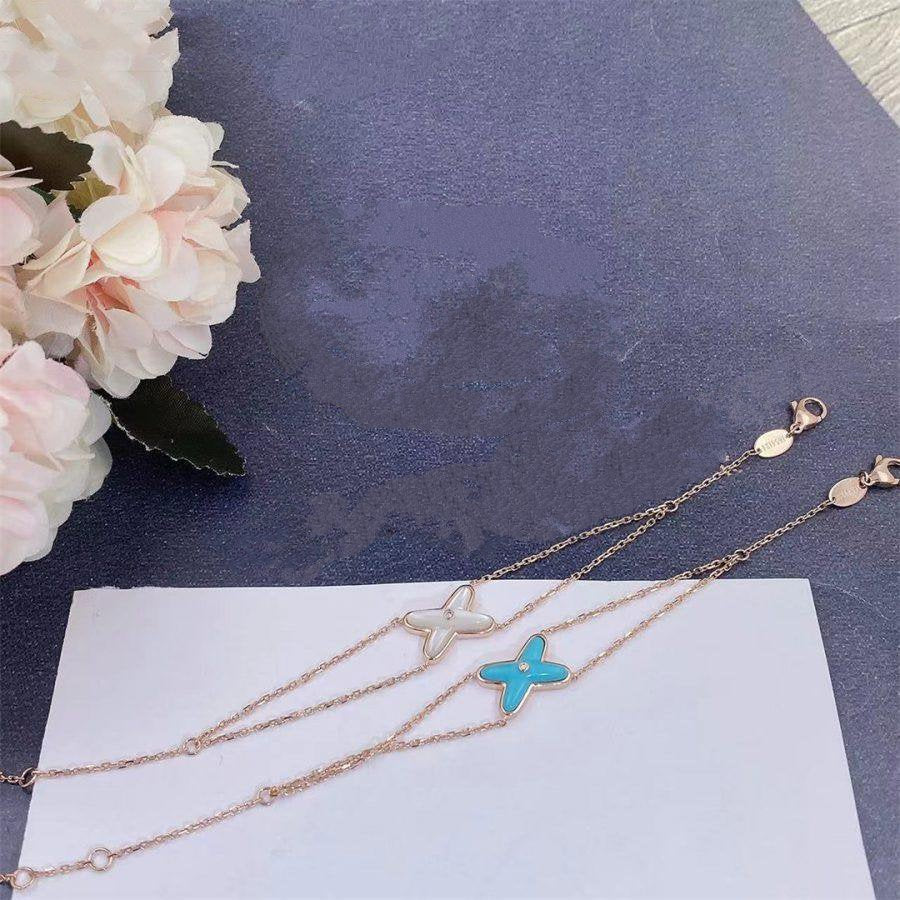 [Rosla]JEUX BRACELET TURQUOISE PINK GOLD 1 DIAMOND