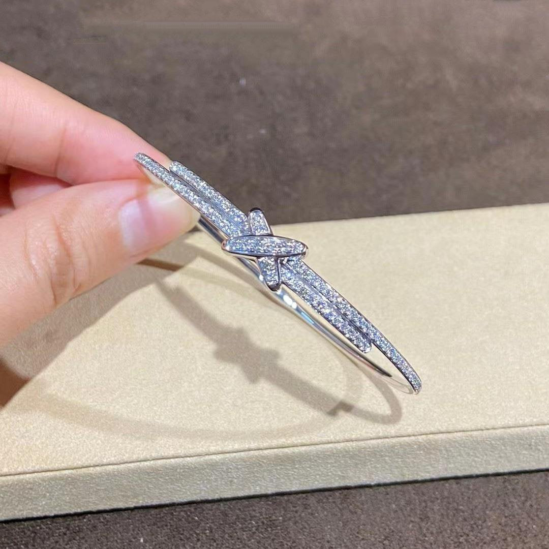 [Rosla]JEUX DE BRACELET DIAMONDS SILVER