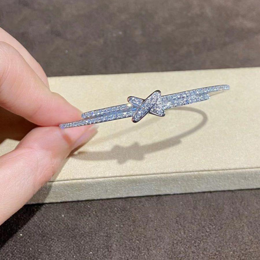 [Rosla]JEUX DE BRACELET DIAMONDS SILVER