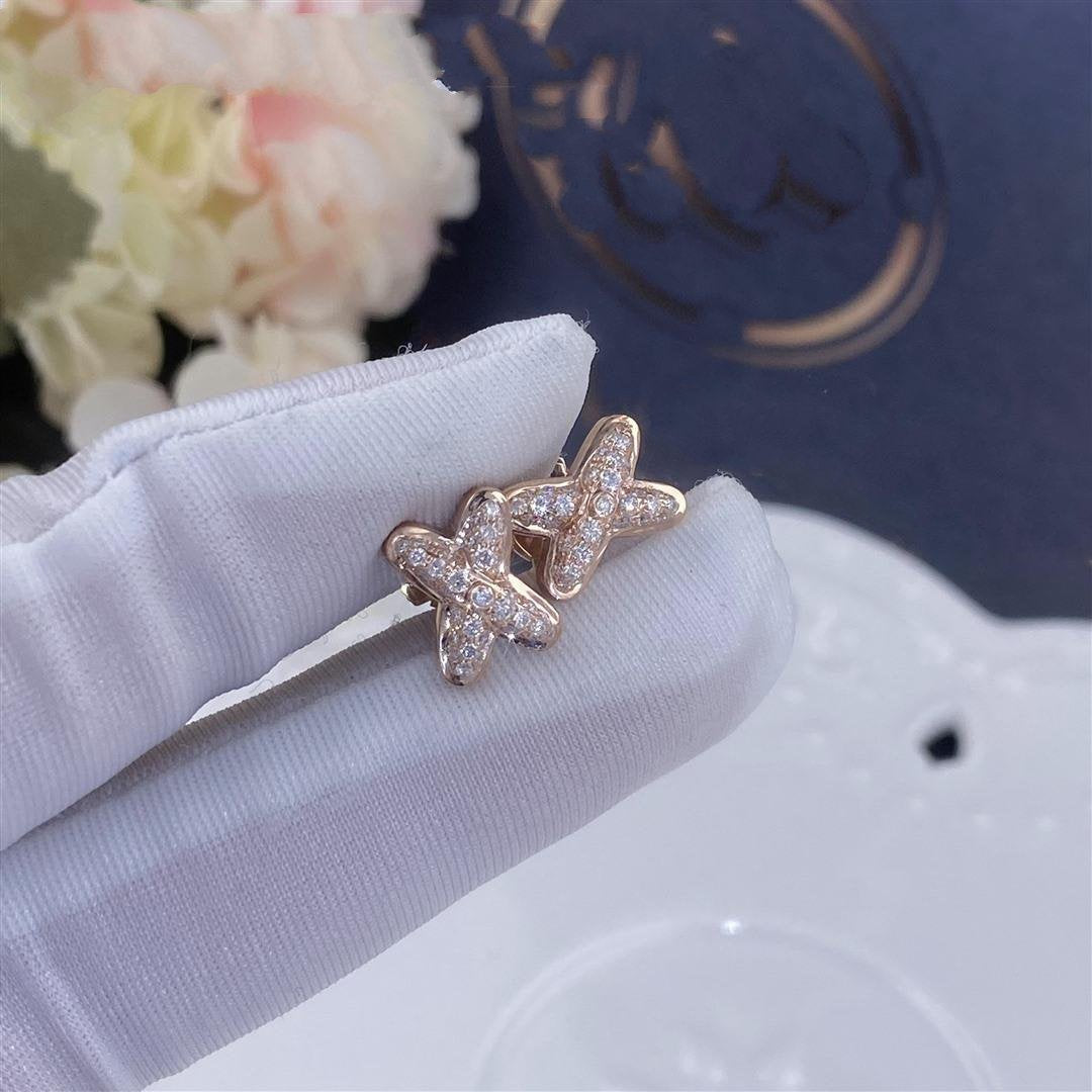 [Rosla]JEUX DE PINK GOLD DIAMOND EARRINGS